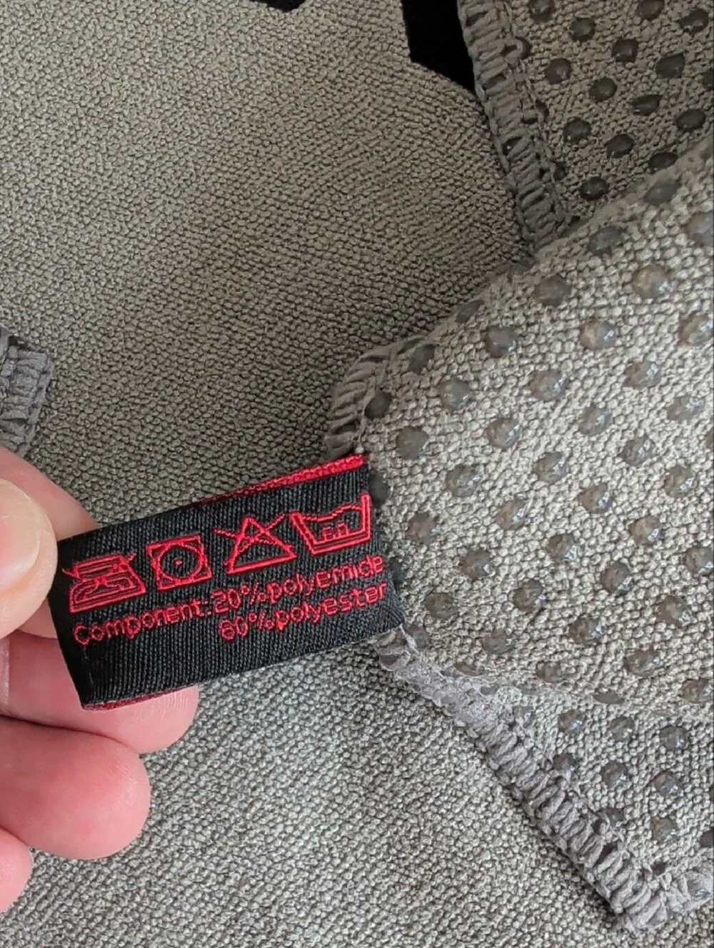Hotworx gray microfiber